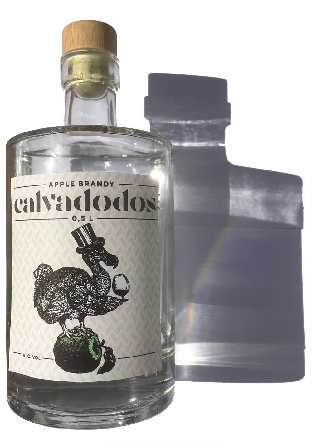 Dranklabel ontwerp | Calvadodos | Dodo Distillers