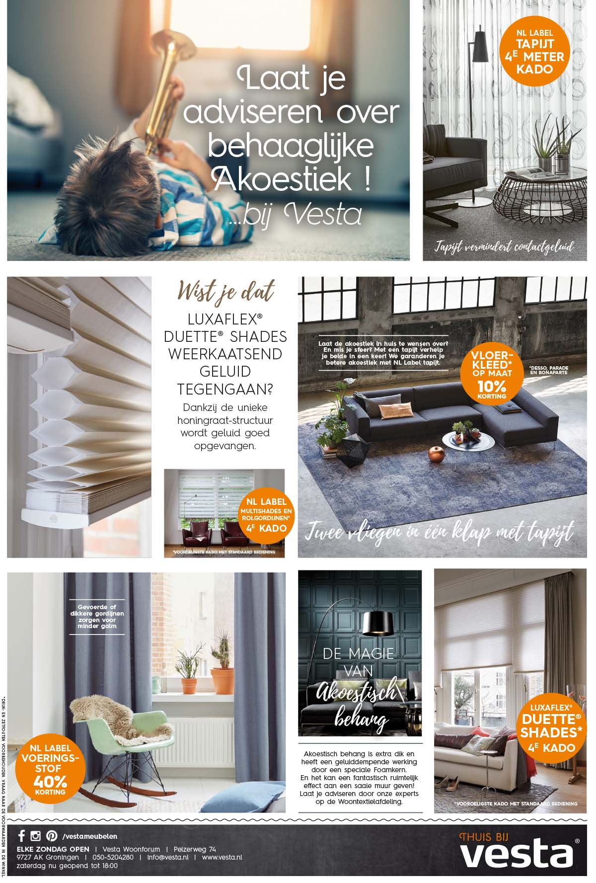 Advertenties en ontwerp voor Vesta Groningen | Schriever design en concept