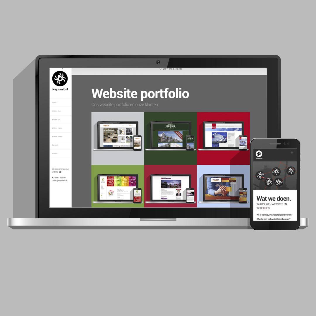 Wepsaait portfolio | Webdesign en website ontwikkeling