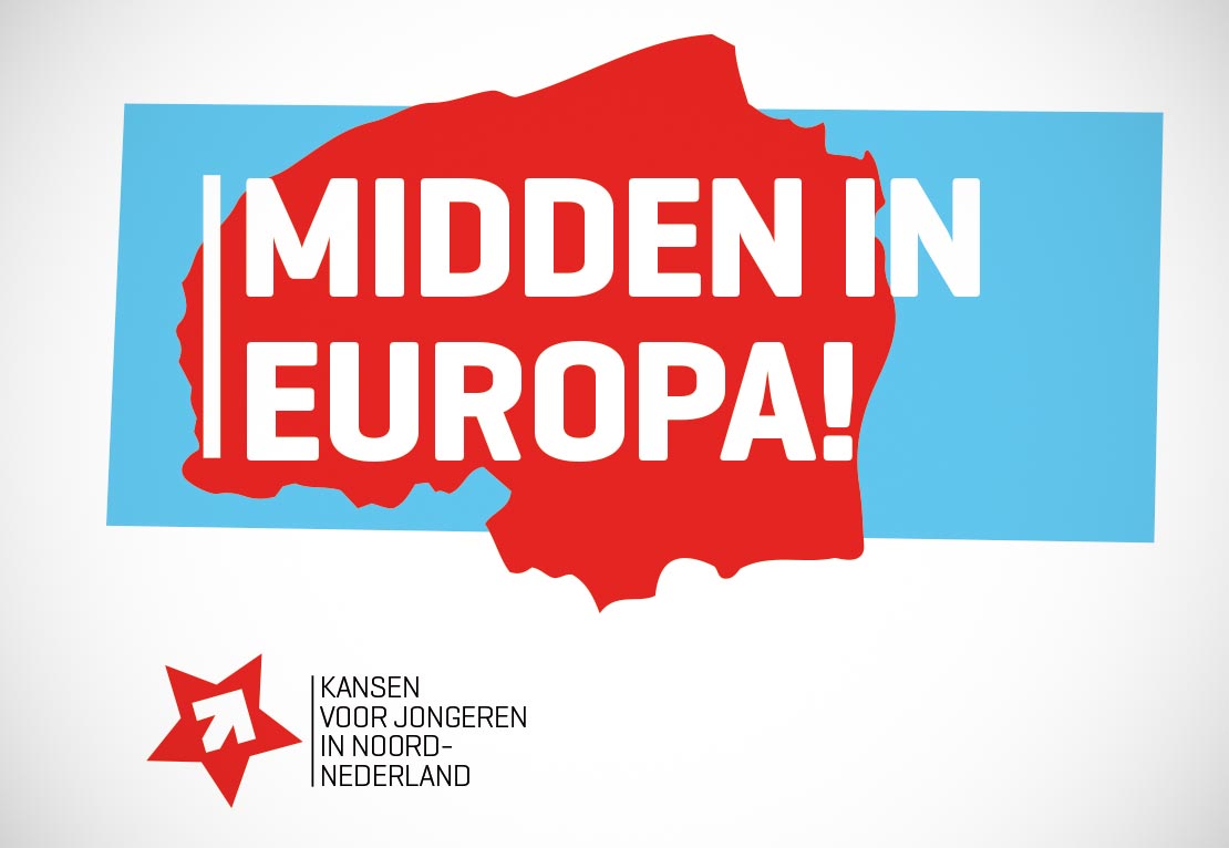 Midden in Europa. Jongerenwerk, reclamecampagne en design.