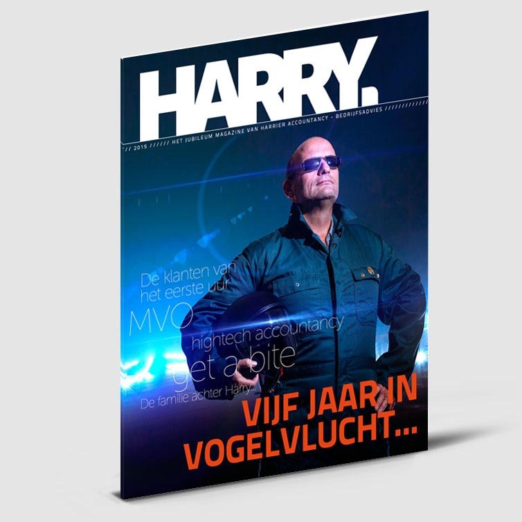 Tijdschrift Harry | Magazine ontwerp | Schriever design